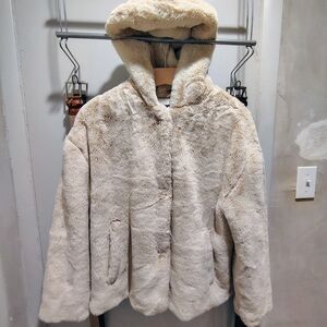 Zara Cream Teddy Jacket